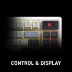 MSI Forge GK600 TKL Wireless Sky - Mechanical Linear SWITCHES - Dye-Sublimated PBT Keycaps, Anti-Slip Base, RGB LED, USB 2.0, Bluetooth, 2.4 GHz - Tenkeyless - Image 5