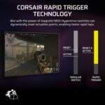 Corsair Vanguard PRO 96 Wired Hall Effect Magnetic Mechanical Gaming Keyboard ?C 96% Layout, MGX Hyperdrive Switches, 8000Hz Polling, Rapid Trigger, Virtual Stream Deck, SOCD Flashtap, QWERTY US - Image 7