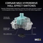 Corsair Vanguard PRO 96 Wired Hall Effect Magnetic Mechanical Gaming Keyboard ?C 96% Layout, MGX Hyperdrive Switches, 8000Hz Polling, Rapid Trigger, Virtual Stream Deck, SOCD Flashtap, QWERTY US - Image 5