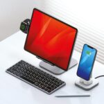 Satechi Slim X1 Bluetooth Backlit Keyboard for Mac, Illuminated Keys & Multi-Device Sync, for MacBook Air/Pro M5/M4, iPad Air/Pro M5/M4/M3, iPad mini, Mac mini, iMac - Space Gray - Image 6