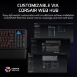 Corsair Vanguard PRO 96 Wired Hall Effect Magnetic Mechanical Gaming Keyboard ?C 96% Layout, MGX Hyperdrive Switches, 8000Hz Polling, Rapid Trigger, Virtual Stream Deck, SOCD Flashtap, QWERTY US - Image 12