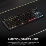 Corsair K70 CORE TKL RGB Tenkeyless Mechanical Wired Gaming Keyboard ?C Pre-Lubed MLX Red v2 Linear Switches, SOCD, ABS Double-Shot Keycaps, Sound Dampening, 1000Hz Polling, QWERTY NA ?C Black - Image 2